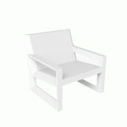 Fauteuil lounge in & out FRAME - blanc