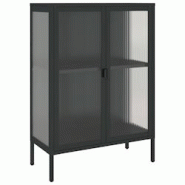 Helloshop26 - Buffet bahut commode armoire meuble de rangement organisateur cuisine salle de séjour salon 75 x 35 x 105 cm verre et 02_0036121 - 3000 Helloshop26 - Buffet bahut commode armoire meuble de rangement organisateur cuisine salle de séjour salon 75 x 35 x 105 cm verre et 02_0036121 - 3000