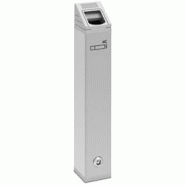 Helloshop26 - Cendrier mural pour l'extérieur café hôtel restaurant verrouillable 11 x 8 x 49 cm acier inoxydable aluminium gris 14_0008561 - 30002 Helloshop26 - Cendrier mural pour l'extérieur café hôtel restaurant verrouillable 11 x 8 x 49 cm acier inoxydable aluminium gris 14_0008561 - 30002