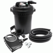 KIT SET BASSIN 12000 LITRES 11 WATTS UVC POMPE 3600 L/H TUYAU 5 M KIT DE FILTRATION 16_0001955 KIT SET BASSIN 12000 LITRES 11 WATTS UVC POMPE 3600 L/H TUYAU 5 M KIT DE FILTRATION 16_0001955