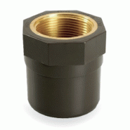 Manchon mixte taraudé HTA femelle à coller et à visser - 020x016x3/8" - Référence 05HMML016