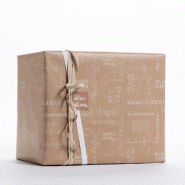Papier cadeau kraft Plaisir d'offrir 0,70x100 m