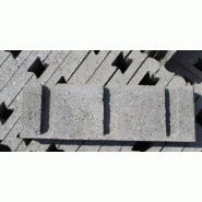 Planelle 5/16/50 - Béton à emboîtement sans isolant pour coffrage