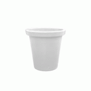 PLAST'UP ROTOMOULAGE Pot de fleurs rond xxl delight 420l - BLANC - blanc 0036336945289