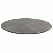 Plateau rond de table extérieur Smartline Ø70cm décor dark slate