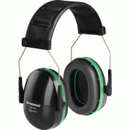 Protection auditive SAFELINE VI EN 352-1 SNR 28 dB arceau serre-tête rembourré capsules étroites PROMAT Protection auditive SAFELINE VI EN 352-1 SNR 28 dB arceau serre-tête rembourré capsules étroites PROMAT