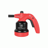 Proweltek Lampe à souder à gaz 1350°C avec Système de gachette Breveté - Allumage Auto Sécurisé, Cartouche gaz 190g - rouge plastique 3701599337597