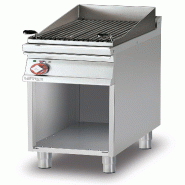 Redcook Gril électrique triphasé sur meuble ouvert. Grille en acier inoxydable réglable 38x52 cm. Dimensions cm. 40x 70,5 h90. Modèle CW-74ET - 2064