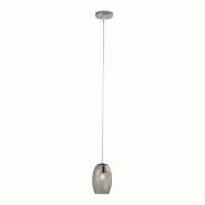 ROSSINI ILLUMINAZIONE Suspension Ronde Talisker En Verre Fumé E14 Ip20 - Lustre À Lumière Directe En Verre Fait Main Pour L'Intérieur - Groupe Ros