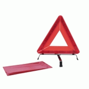 Triangle de sÉcuritÉ rÉflÉchissant norme ece r27 avec sac de de transport longueur 440mm largeur 390mm hauteur 440 mm