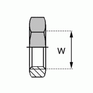 Adaptateurs - Ecrous JIC contre écrou - 9.71