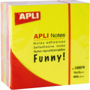Apli-notes 400 flles 75x75 ass - 8410782109747