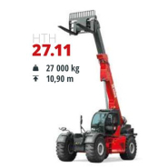 Chariot télescopique fixe  grosse capacité - Magni TH - HTH 27.11