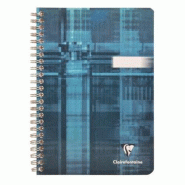 Clairefontaine Lot de 10 Carnet Metric A5, 100p./50 feuilles 90 g/m² reliure intégrale, quadrillé 5x5 - 3329680853209