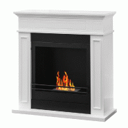 Divina Fire Cheminée au bioéthanol biocamino de sol JEFFERSON Blanc L 89,5 x H 90,5 x P 28 - blanc 8056157804116