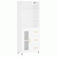 Helloshop26 - Buffet bahut commode armoire meuble de rangement organisateur cuisine salle de séjour salon haut 69,5 x 34 x 180 cm 02_0032552 - 300021 Helloshop26 - Buffet bahut commode armoire meuble de rangement organisateur cuisine salle de séjour salon haut 69,5 x 34 x 180 cm 02_0032552 - 300021