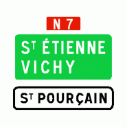 Panneau directionnel D62a - route à chaussées séparées - WP Signalisation - recyclable, éco-responsable Panneau directionnel D62a - route à chaussées séparées - WP Signalisation - recyclable, éco-responsable