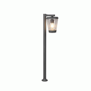 Potelet extérieur E27 fonte d'aluminium anthracite - Trio - Cavado - gris 4017807506211
