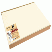 Pronappe - Réf.S340102I - Carton de 500 Sets de table SPUNBOND - matière recyclable 100% polypropylène - 30x40 cm - 5 barquettes de 100 sets Ivoire