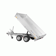 Remorque Benne SARIS - K1276 - 276 x 170 cm - PTAC 2700 kg - 2 Essieux - Freinée