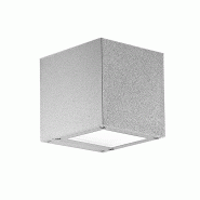 ROSSINI ILLUMINAZIONE Applique Led Argent 4,5W Émission Carrée Unique Ip65 4000K Gris - Éclairage Mural Extérieur En Aluminium Moulé Sous Pressio