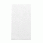 Serviette intissé épais blanc 1/8 40x40cm - par 750