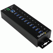 StarTech.Com Hub USB 3.0 industriel à 10 ports avec protection contre les ESD et les surtensions - 65030863001