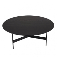 TABLE BASSE RONDE DILA  78 CM / PIEDS MÉTAL