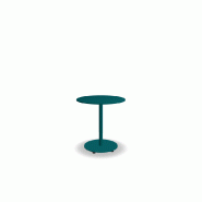 Table de café ronde 70x70 BOLT - turquoise