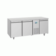 Table Réfrigérée Positive Écoénergétique, 3 Portes - 474 Litres, 286W, 220V - MONO Table Réfrigérée Positive Écoénergétique, 3 Portes - 474 Litres, 286W, 220V - MONO