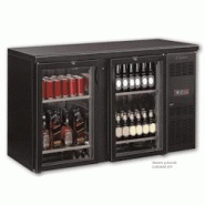 Tecfrigo Arrière de bar 698 Litres, 4 portes battantes vitrées, noir, à poser, 320 W, 220 V - MONO - noir 3666562009355 Tecfrigo Arrière de bar 698 Litres, 4 portes battantes vitrées, noir, à poser, 320 W, 220 V - MONO - noir 3666562009355