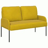 VidaXL Canapés avec coussin 110cm Jaune Contreplaqué Modèle Riviera Plus - 42023461