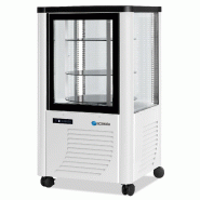 Vitrine réfrigérée positive Rotative 230L 4 faces vitrées SCAIOLA - Blanc