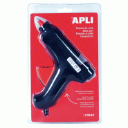 Apli Pistolet à colle 40W, diam. 11 mm, incl. 2 bâtons de colle - bleu papier 13942