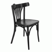 Chaise bois New Orleans - NOIR Chaise bois New Orleans - NOIR