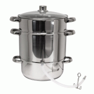 Extracteur de jus à vapeur inox 26 cm Extracteur de jus à vapeur inox 26 cm
