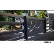 Family - clôture en aluminium - bredok - unique aux découpes personnalisées