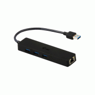 I-tec USB-C Slim HUB 3-Port avec adaptateur Ethernet Gigabit - U3GL3SLIM