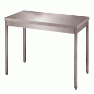 ITALCONCEPT L2G Table Centrale Demontable Inox, Pieds Ronds, 850 x 1400 x 600mm - 3616350016317