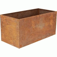 Jardinière en acier corten rouille 78 x 38 x 38 cm Esschert Design - rouge 8714982249297 Jardinière en acier corten rouille 78 x 38 x 38 cm Esschert Design - rouge 8714982249297