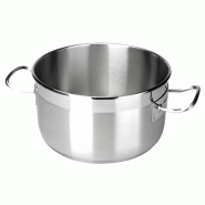 LACOR corps de cocotte-minute CHEF-LUXE en acier 18/10, 32x23 cm, 20 L, compatible avec l'induction 50819 - Acier inoxydable 18/10 8414271508196