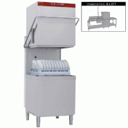 Pack lave vaisselle a capot et batteries : table de sortie et table... - PDCR37/6-AC/B-S_0