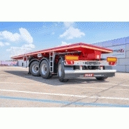 Semi-remorque max trailer max410 - 3 à 5 essieux