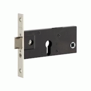 Boitier de serrure encastrable à cylindre pour porte d'entrée, axe 70mm, bouts carrés, acier - THIRARD - gris 3150260943726 Boitier de serrure encastrable à cylindre pour porte d'entrée, axe 70mm, bouts carrés, acier - THIRARD - gris 3150260943726