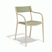 Chaise in & out madison dots - crème