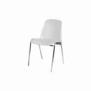 Chaise polypro - bleu-p25 Chaise polypro - bleu-p25