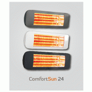 Chauffage à infrarouge ComfortSun 24 - 1000W - IP24 - Pour terrasse, balcon et extérieur Chauffage à infrarouge ComfortSun 24 - 1000W - IP24 - Pour terrasse, balcon et extérieur