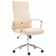 CLP Fauteuil de bureau Kolumbus similicuir Crème - beige polyester 191942704 CLP Fauteuil de bureau Kolumbus similicuir Crème - beige polyester 191942704