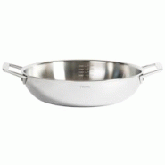 CRISTEL Plat sautoir en inox, 2 anses  Ø20cm - gris Acier inoxydable 18/10 3358570186509