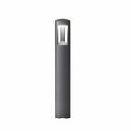 Gea Luce Borne D'Extérieur Ges491 En Aluminium Gris Anthracite, Diffuseur Opale Ip54, Raccordement Gx53 Max 11W - Gealuce - gris GES491